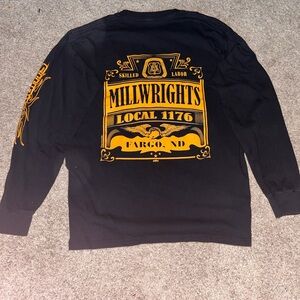 Millwrights Black Long Sleeve Shirt